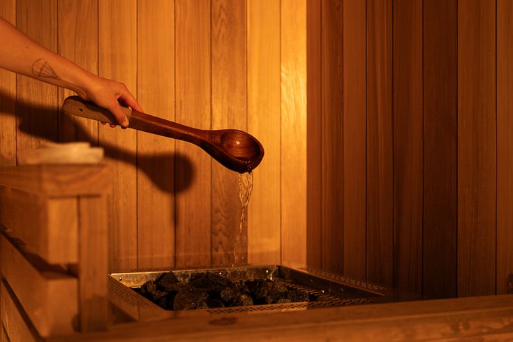 inside a sauna at Think Recovery in Cairns